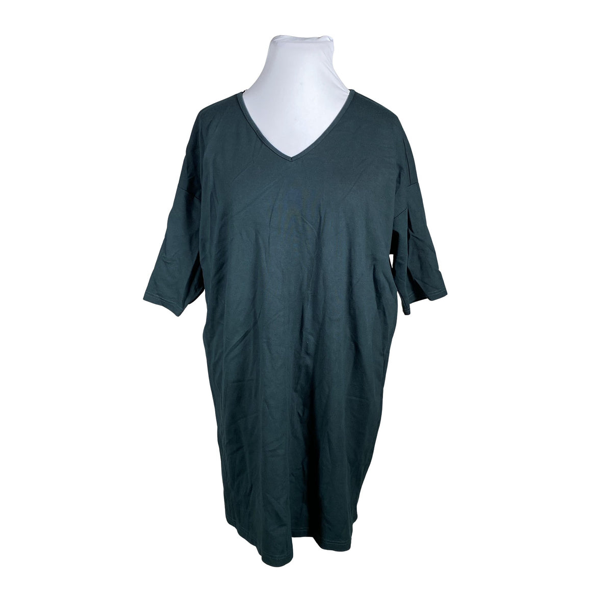 Unisex Zizzi - Trikotaažist kleit, suurus 46 - Roheline (1)
