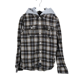 Unisex Sisley - Flanellsärk, suurus 122 - 128 - Pruun (1)