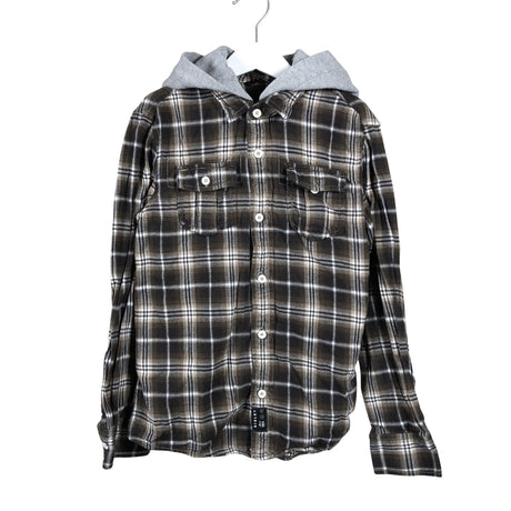 Unisex Sisley - Flanellsärk, suurus 122 - 128 - Pruun ()