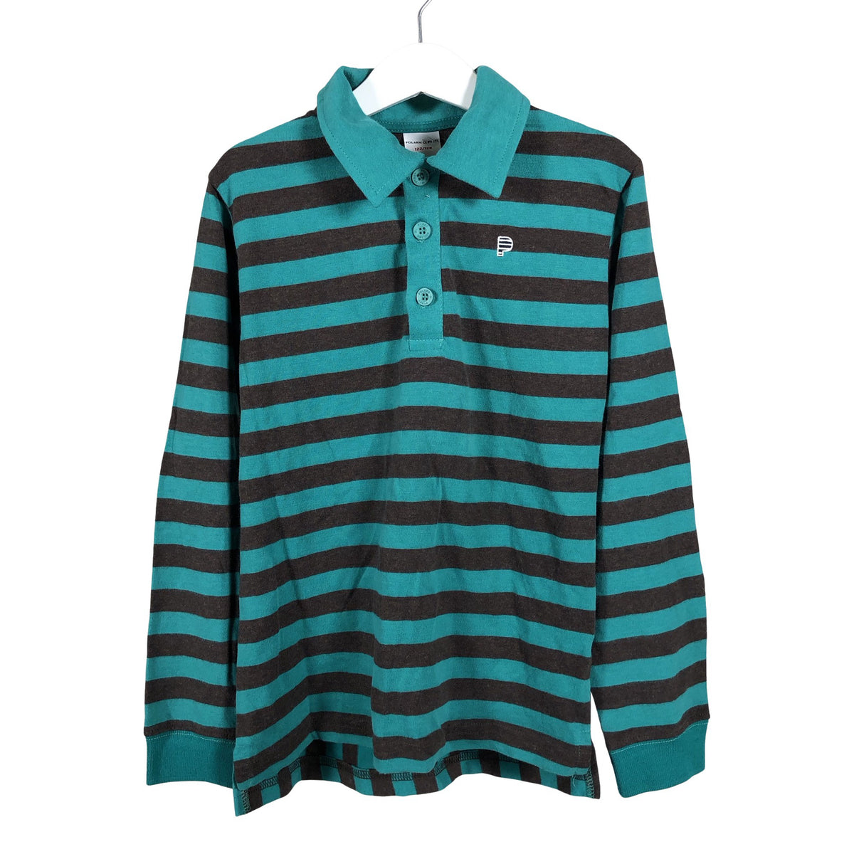 Unisex Polarn O. Pyret - Trikotaažist pluus, suurus 122 - 128 - Türkiis (1)