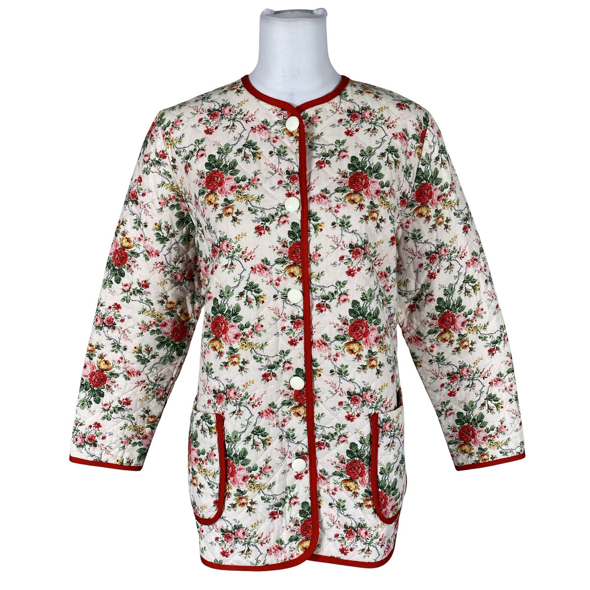Unisex Marja Valonen - Tepitud jope, suurus 40 - Looduslik valge (1)