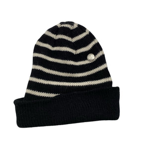 Unisex Villawool - Talvemüts, suurus 52 - 54 cm - Must (1)