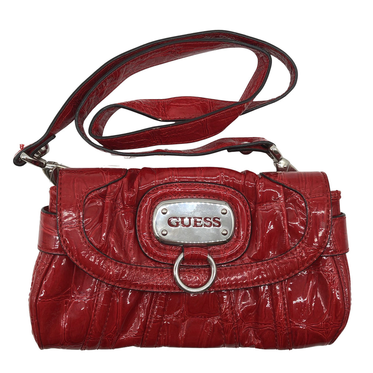 Unisex Guess - Õlakott, suurus Mini - Punane (1)