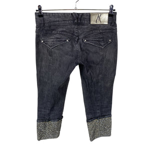 Unisex Marciano by Guess - Teksast poolpikad püksid, suurus 40 - Hall (2)