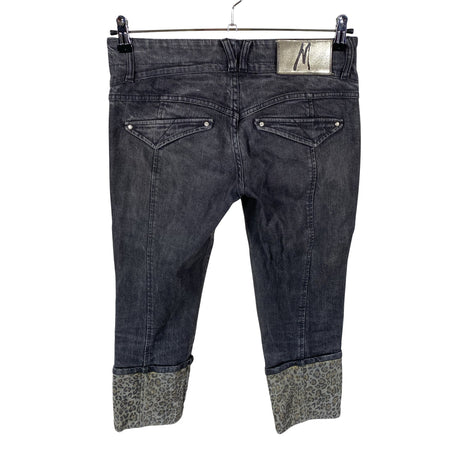 Unisex Marciano by Guess - Teksast poolpikad püksid, suurus 40 - Hall (2)