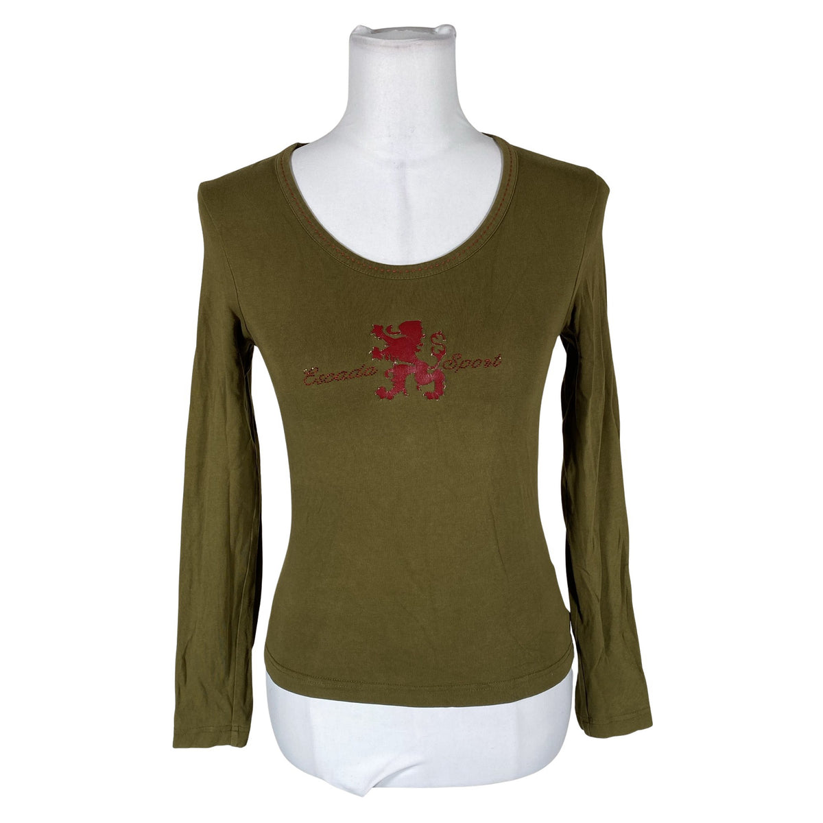 Unisex Escada Sport - Trikotaažist pluus, suurus 34 - Roheline (1)