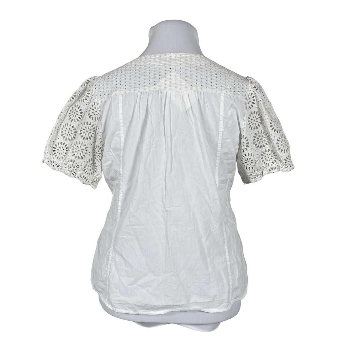 Unisex Odd Molly - Lühikeste käistega pluus, suurus 42 - Valge (2)