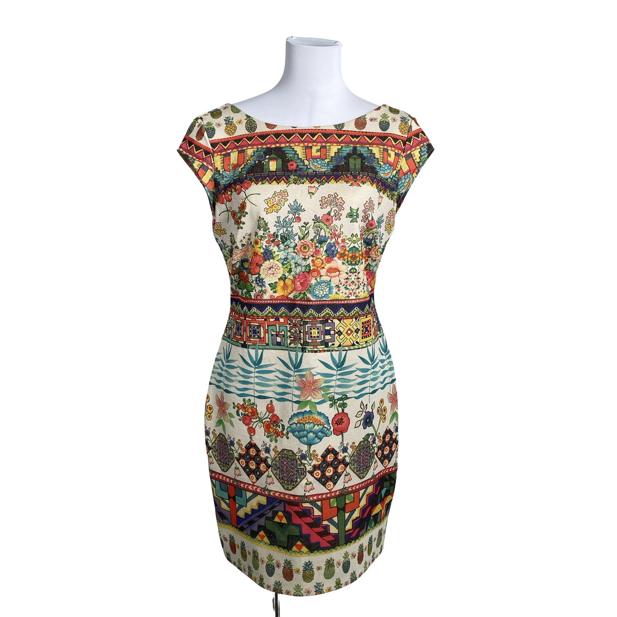 Unisex Desigual - Trikotaažist kleit, suurus 38 - Beige (1)