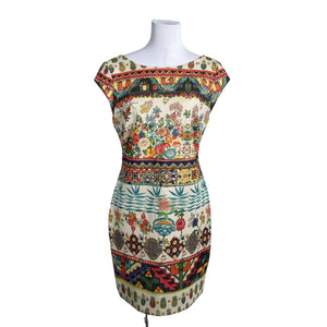 Unisex Desigual - Trikotaažist kleit, suurus 38 - Beige (1)