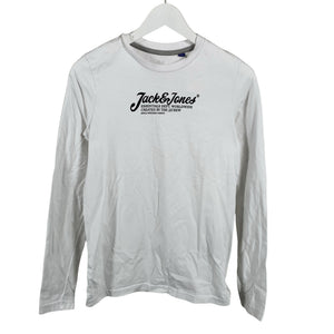 Unisex Jack & Jones - Trikotaažist pluus, suurus 158 - 164 - Valge (1)