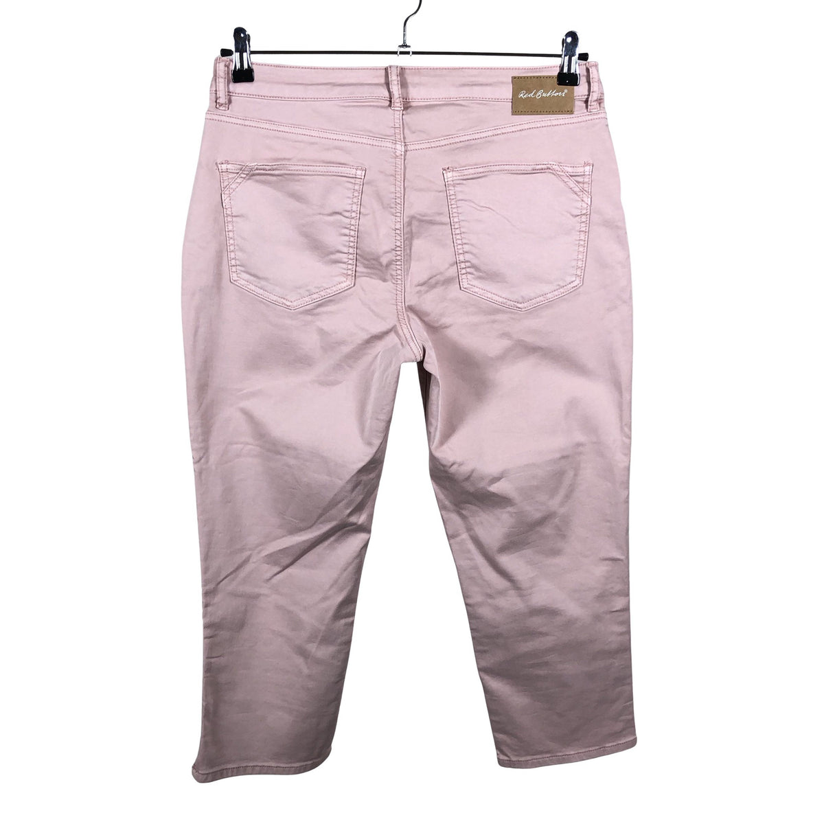 Unisex Red Button - Teksast poolpikad püksid, suurus 40 - Heleroosa (2)