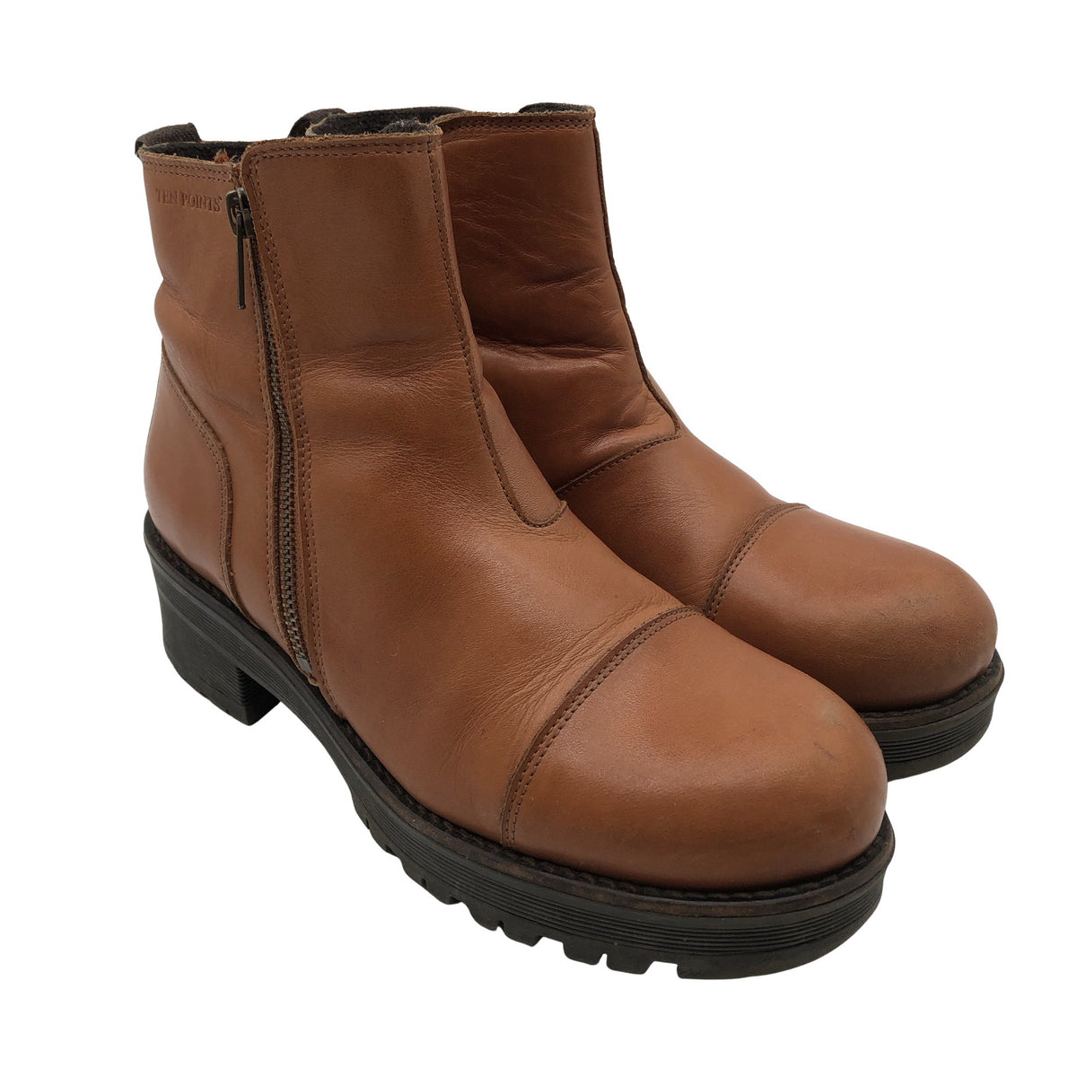 Unisex Ten Points - Poolsaapad, suurus 39 - Pruun (2)
