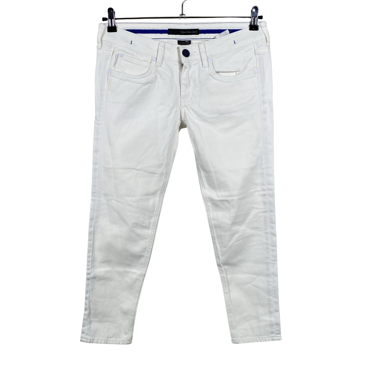 Unisex Calvin Klein Jeans - Teksad, suurus W30 - Valge (1)