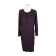 Unisex Nanso - Trikotaažist kleit, suurus 40 - Veinipunane ()
