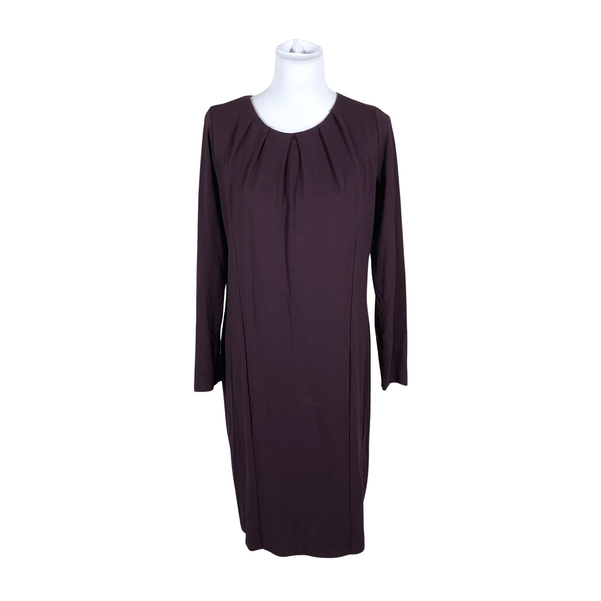 Unisex Nanso - Trikotaažist kleit, suurus 40 - Veinipunane (1)