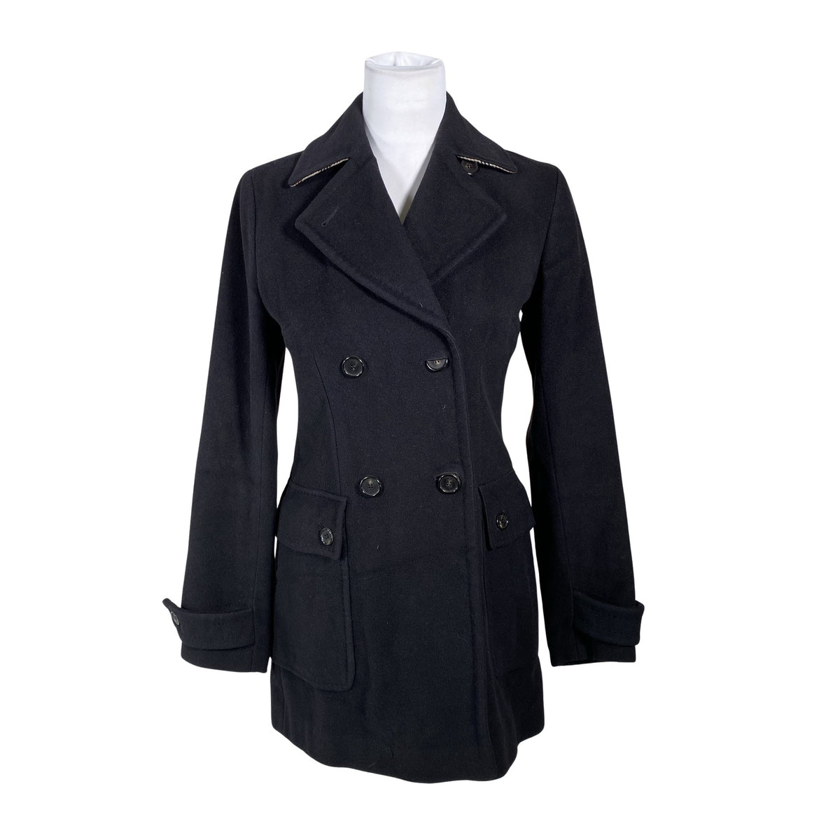 Unisex Daks London - Villane mantel, suurus 40 - Must (1)