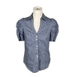 Unisex Elton - Lühikeste käistega pluus, suurus 38 - Sinine ()