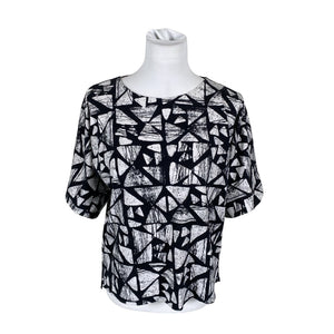 Unisex Nouki - Trikotaažist pluus, suurus 38 - Must (1)