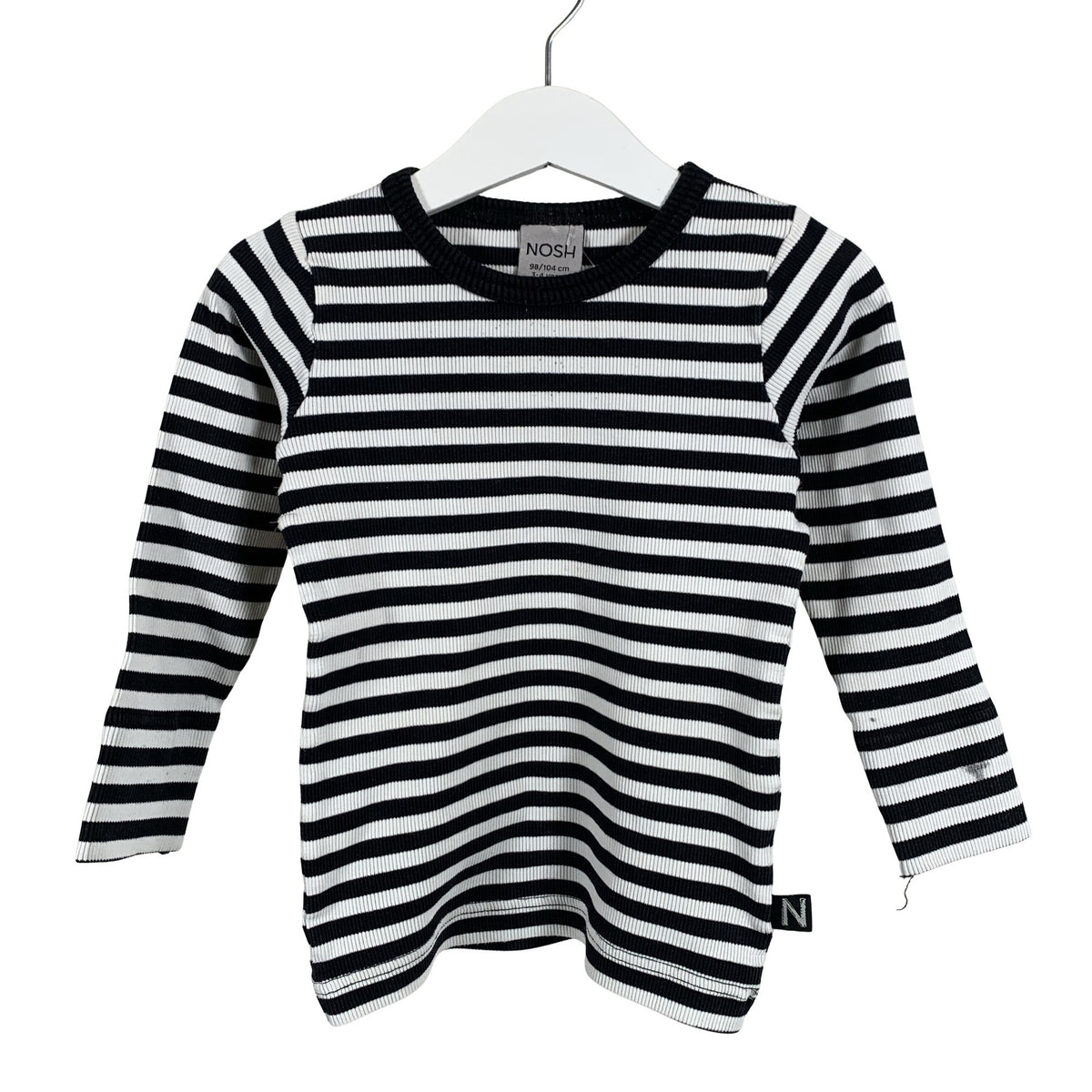 Unisex NOSH - Trikotaažist pluus, suurus 98 - 104 - Must (1)