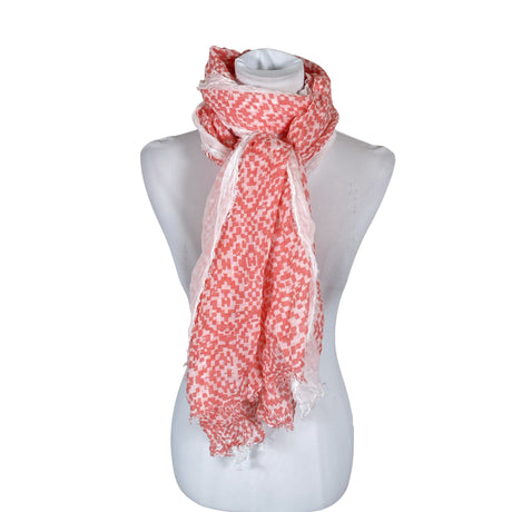 Unisex Tommy Hilfiger - Õhuke sall, suurus Maxi - Valge ()