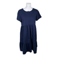 Unisex Fransa - Trikotaažist kleit, suurus 38 - Sinine ()