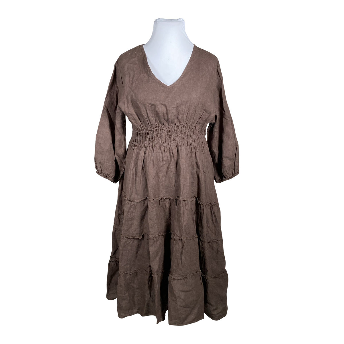 Unisex Bohemiana - Mitteveniv kleit, suurus 44 - Pruun (1)