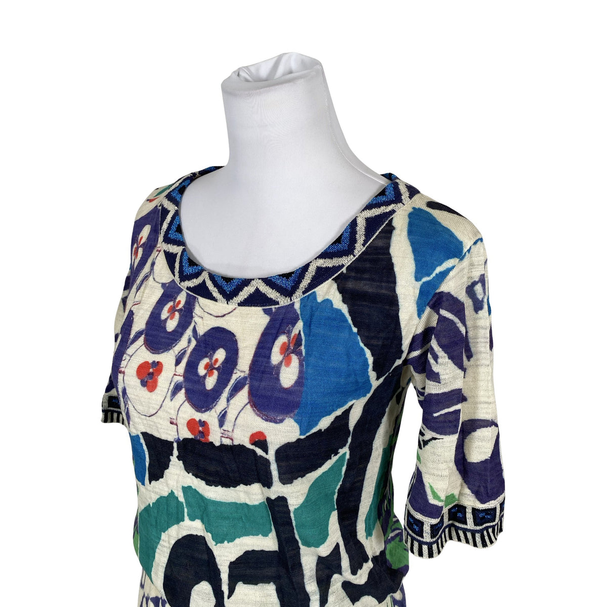 Unisex Diane von Furstenberg - Kootud kleit, suurus 38 - Looduslik valge (3)