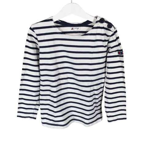 Unisex Batela - Trikotaažist pluus, suurus 110 - 116 - Valge ()