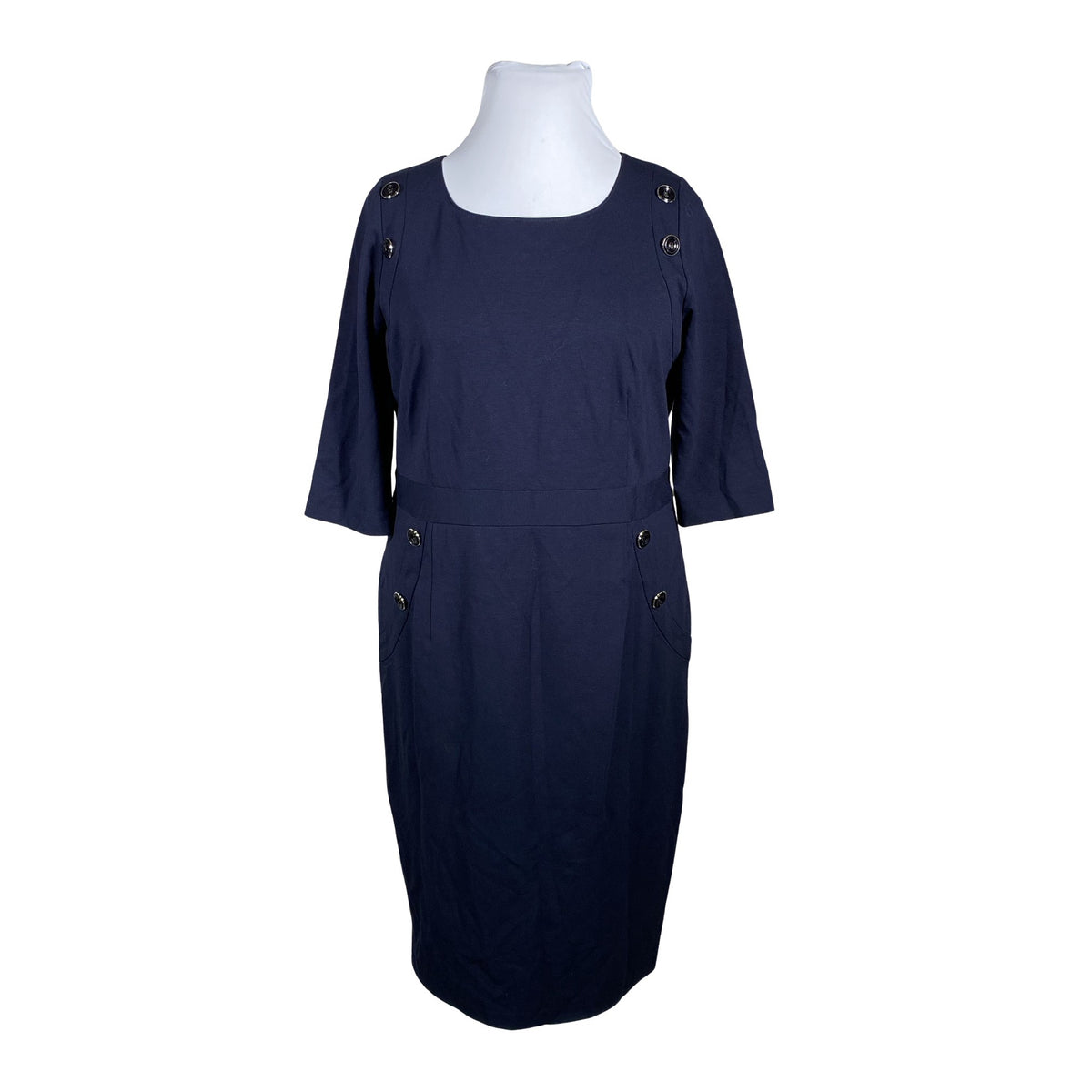 Unisex Safran - Trikotaažist kleit, suurus 42 - Sinine (1)