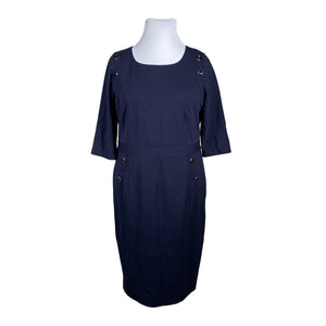 Unisex Safran - Trikotaažist kleit, suurus 42 - Sinine (1)