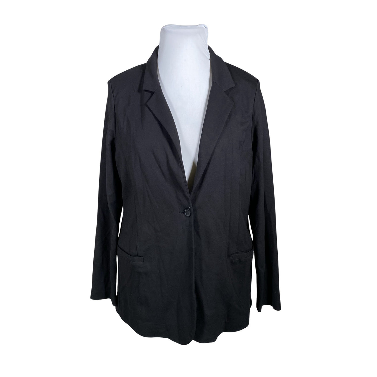 Unisex Zizzi - Dressikangast jakk, suurus 44 - Must (1)