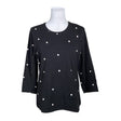 Unisex Nanso - Trikotaažist pluus, suurus 40 - Must ()