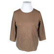 Unisex Noom - Trikotaažist pluus, suurus 42 - Pruun ()