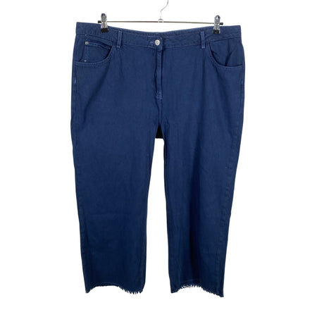 Unisex Marie Méro - Teksast poolpikad püksid, suurus 46 - Sinine ()