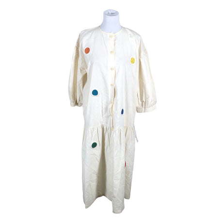 Unisex Unica Fashion - Maksikleit, suurus 38 - Looduslik valge ()