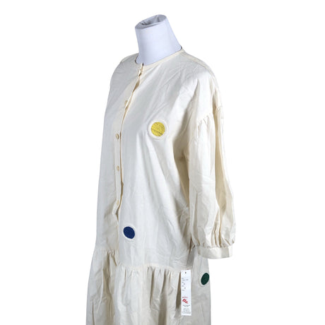 Unisex Unica Fashion - Maksikleit, suurus 38 - Looduslik valge (2)