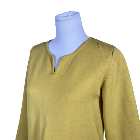 Unisex 'S MaxMara - Kootud kleit, suurus 40 - Kollane (2)