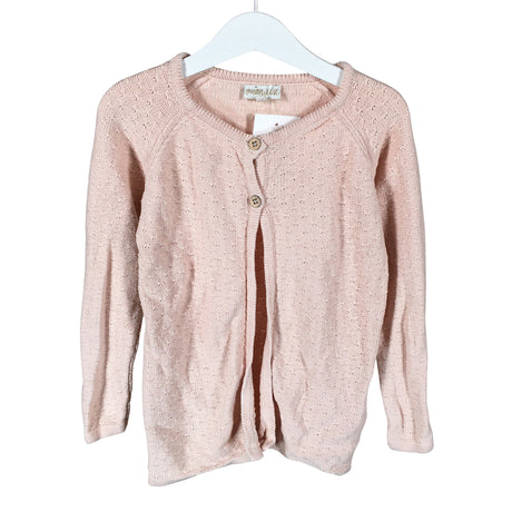 Unisex POMPdeLUX - Kardigan, suurus 110 - 116 - Heleroosa ()