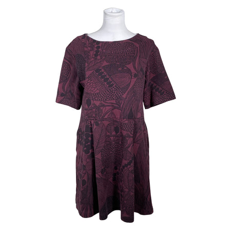 Unisex Marimekko - Trikotaažist kleit, suurus 38 - Veinipunane ()