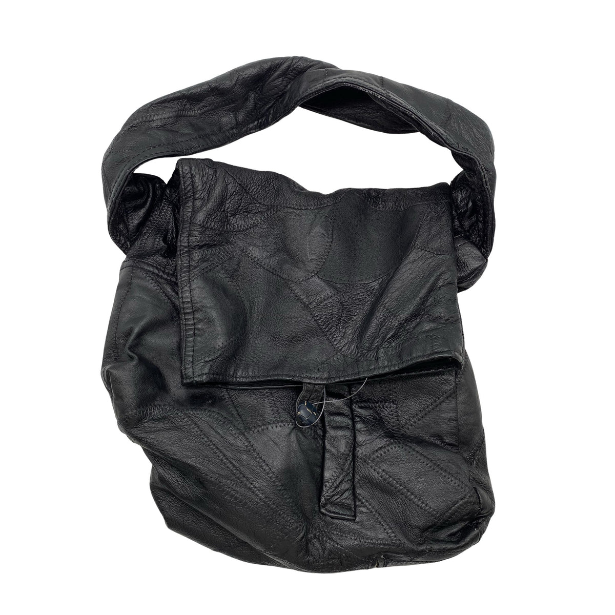 Unisex Handmade - Käekott, suurus Midi - Must (1)