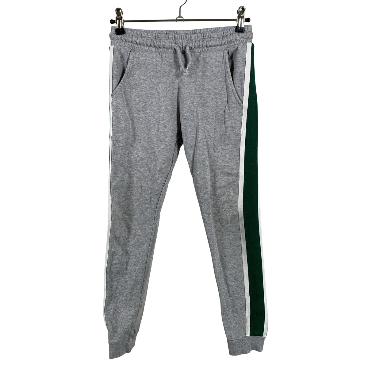 Unisex Lindex - Dressikangast püksid, suurus 122 - 128 - Hall (1)