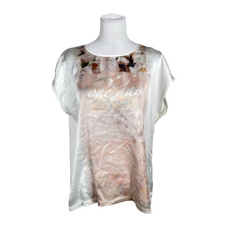 Unisex Esqualo - Lühikeste käistega pluus, suurus 40 - Valge ()