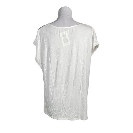 Unisex Esqualo - Lühikeste käistega pluus, suurus 40 - Valge (2)