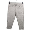 Unisex Ze-Ze - Teksast poolpikad püksid, suurus 40 - Beige ()