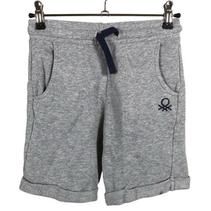 Unisex Benetton - Dressikangast lühikesed püksid, suurus 116 - 122 - Hall (1)