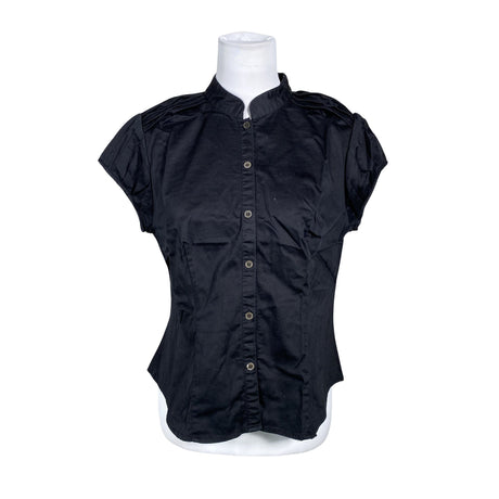 Unisex Kenneth Cole - Lühikeste käistega pluus, suurus 38 - Must ()