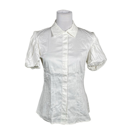 Unisex DKNYC - Lühikeste käistega pluus, suurus 38 - Valge ()