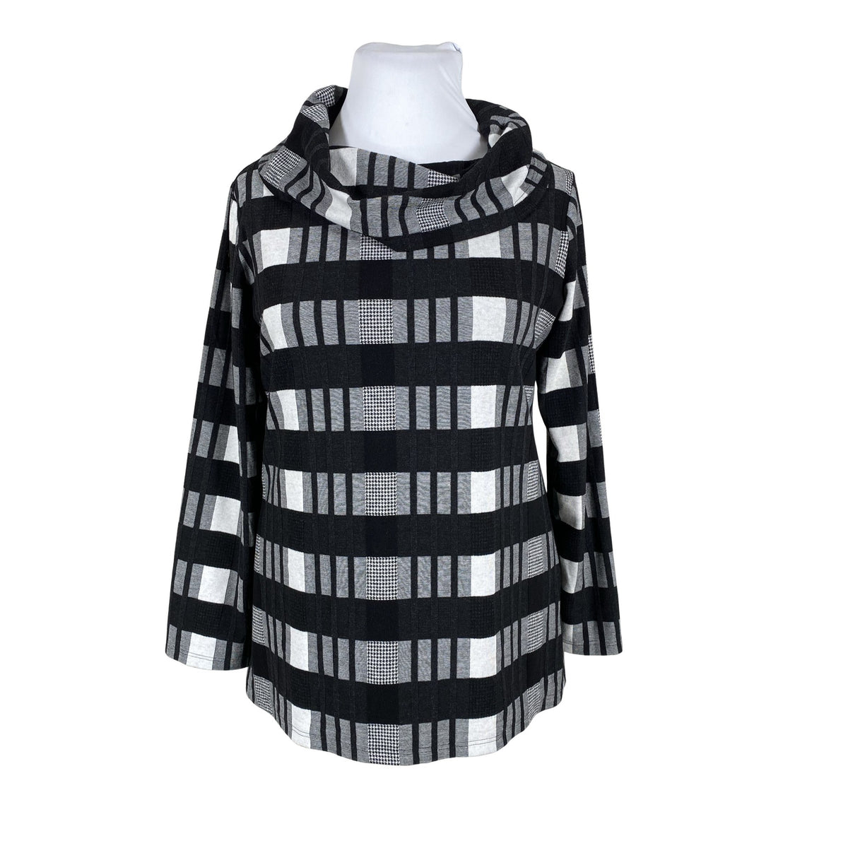 Unisex Tazzia - Trikotaažist tuunika, suurus 44 - Must (1)