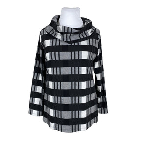 Unisex Tazzia - Trikotaažist tuunika, suurus 44 - Must (1)