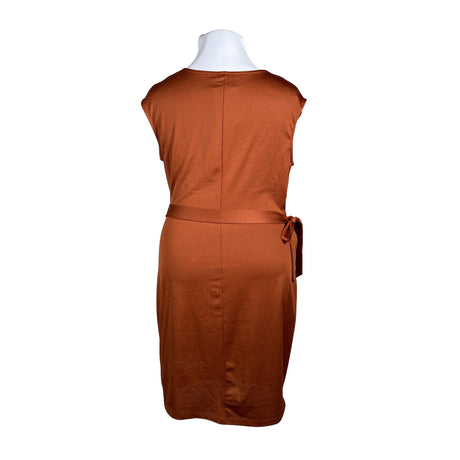 Unisex Anna Field - Trikotaažist kleit, suurus 42 - Oranž (2)